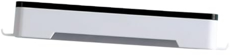 FONDOTIN Porta-fresa da Parete Sospeso Bianco, Supporto da Cucina senza Perforazione, Rack di Stoccaggio per Coltelli e Taglierini, Mensola Portaoggetti per Cucina Ordinata e Asciugatura Rapida
