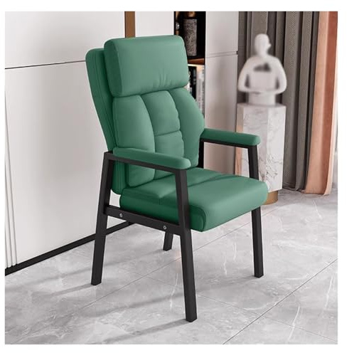 Moderne Chaiselongue aus Leder mit hoher Rückenlehne und gepolsterten Armlehnen für ultimativen Wohnzimmerkomfort – Stilvoller Relax-Sofa Loungesessel