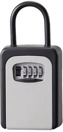 Weldphur Boîte De Sûreté pour Clés | Stockage de Mots de Passe - Petite Boîte à Clé avec Mot de Passe - pour Propriétaires Voyage Vacances Bureaux Immeubles Aidants Porte d'Entrée Portail Chantier