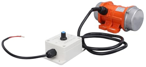 Eujgoov DC24V Concrete Vibrator, Aluminum Alloy Brushless Electric Motor 4000RPM, Adjustable Speed for Vibration Tables and Feeders (60W)