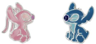 Pendientes de plata de ley 925 y ángel