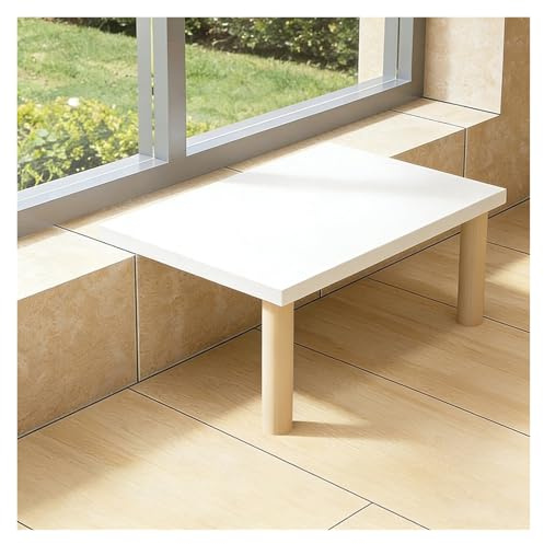 Mensola per Davanzale Ripiano in legno per ampliare il davanzale con piedini, piano di prolunga bianco per piante, ripiano portaoggetti da davanzale per interni(39x30cm/15.4x11.8in)