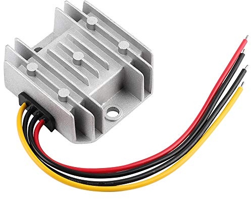 Voltage Reducer DC 8V-40V to 12V 3A 36W Automatic Buck Boost Converter Step Down Up Regulator Waterproof Module Transformer for Golf Cart Club Car
