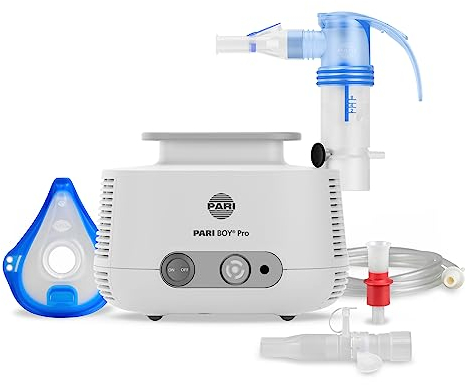 PARI BOY Pro Inhalationsgerät Erwachsene und Kinder – Inhalator Vernebler mit PIF-Control zur Therapie von schweren Atemwegserkrankungen – Kurze Inhalationszeit bei hoher Lungendeposition