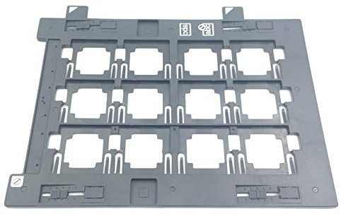 OKLILI (12 fori 35 mm supporto per negativi foto scanner pellicola supporto scorrevole compatibile con Epson Perfection V700 V750 V800 V850