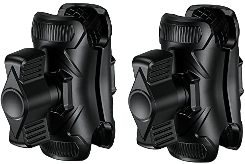 BRCOVAN 2St, Hochfester Verbundstoff Doppelsockelarm (Kurzer Arm) | Kompatibel mit RAM Mounts B Größe 1 Zoll Kugel Komponente und Fahrrad Motorrad Handyhalter mit 1'' Kugel Adapter