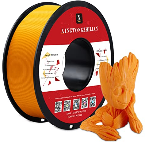 ACTIVEME Speedy PLA+ Filament 1.75mm, 3D Drucker Filament Speedy PLA+, Maßgenauigkeit +/- 0.02mm, 1KG Spule (2.2 LBS) Tangle-Free 3D Druck Filament für 3D Drucker, Speedy PLA+ Orange