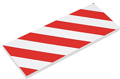 vidaXL 6X Protectores Pared Protección Borde Puertas Arañazos Parachoques Garaje Aparcamiento Autoadhesivo Automóvil Espuma EVA Rojo