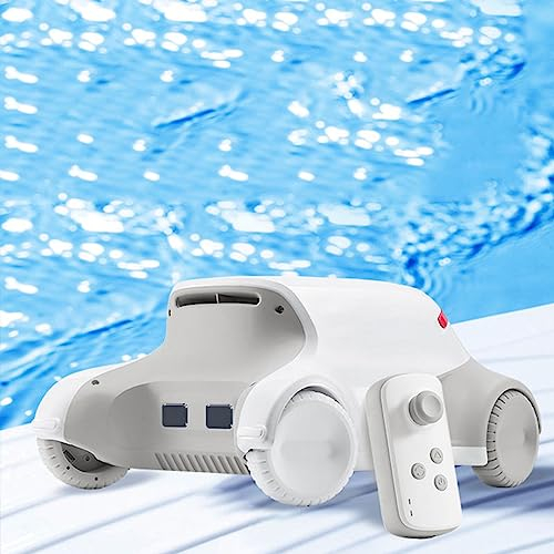 OPSREY Pulitore Automatico per Piscine Arrivo Fuori Terra Piscina Aspirapolvere Macchina Batteria Ricaricabile Cordless Pulizia robotica