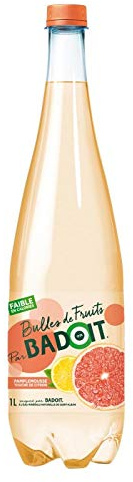 Badoit Badoit - Bolle di frutta, limone, profumo di lime, 1 l, quattro articoli