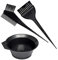 Hair Dye Set (3 Pcs) Hair Dye Set Colouring Tint Tool Brush Kit Double-Sided Comb Brush with Mixing Bowl Hairdressing & Highlighting Home Accessories for Men Women & Girls