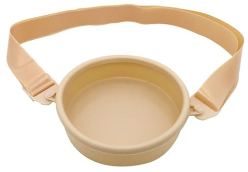 GEDRACKPMYN Stoma-Duschabdeckung, Kolostomie-, Ileostomie-Dusch-Wundschutz, Stoma-Zubehör mit verstellbarem Gürtel, wasserdichte Badewannenabdeckung aus Silikon