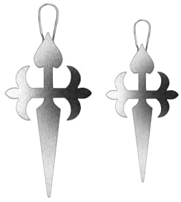 Ibili 781200 - Set 2 decoradores de tarta Cruz Santiago