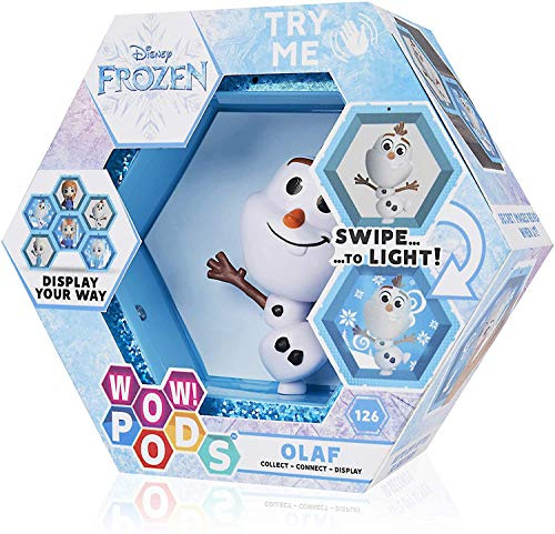 WOW! PODS Disney La Reine des Neiges Olaf Figurine à Collectionner Lumineuse à tête branlante Cranberry