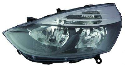 FARO PROIETTORE ANTERIORE SINISTRO PARABOLA NERA BORDO NERO CLIO DAL 2012 AL 2016