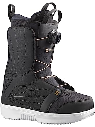 Salomon Snowboard Boots Pearl BOA 2023-24 Model Women's L41703900 25.5 cm Black/White/Gold