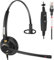 Arama RJ9 Telefon Headset mit Mikrofon Noise Cancelling, Festnetz Kopfhörer Arbeit für Cisco 7940 7942 6921 7841 7960 7970 7971 7931G 7941G 7945G 7962G 8841 8861 Call Center Office Desk IP Phones