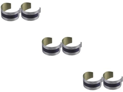 DINHEAROM 6pezzi Termometro Per Bottiglie Di Vino Acciaio Inossidabile Display Digitale e Design Bracciale Strumento Di Misura Della Temperatura Per Vino e Cucina Facile Da Usare e Portatile