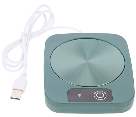 Cabilock USB Heizuntersetzer für Kaffeetassen mit Kunststoffgehäuse Leichter und Eleganter Kaffeewärmer für Büro und Zuhause Praktischer Heizuntersetzer zum Warmhalten von Tassen