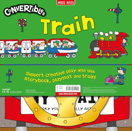 Convertible Train: Three toddler-friendly activities in one fold-out pack: a sit-in train, interactive playmat and engaging story! (Convertibles)