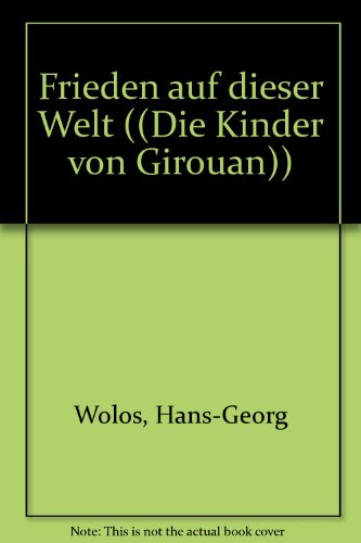 Frieden auf dieser Welt: (Die Kinder von Girouan). 1-3 stimmiger Chor, Solostimmen, Sprecher, Flöte, 2 Keyboards, Akkordeon, Klavier, Violoncello, ... Schlagzeug. Violine (ad lib.).