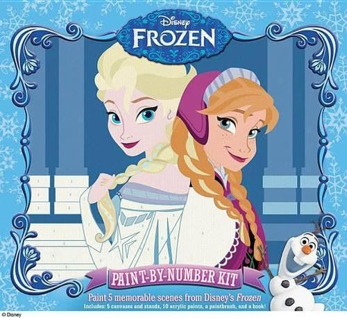 Disney: Frozen Paint by Number Kit: Paint Your Favorite Scenes!
