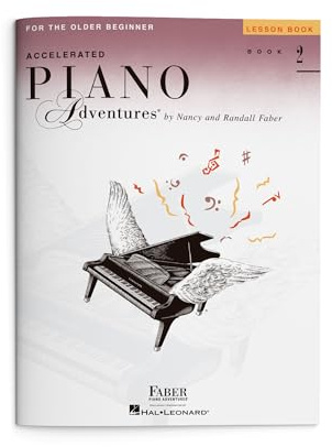 Accelerated Piano Adventures: Lesson Book 2 – Levels 2A–2B | Piano Method Book for Older Beginners | Educational Sheet Music and Exercises for Teens and Adults | Faber Piano Adventures Book