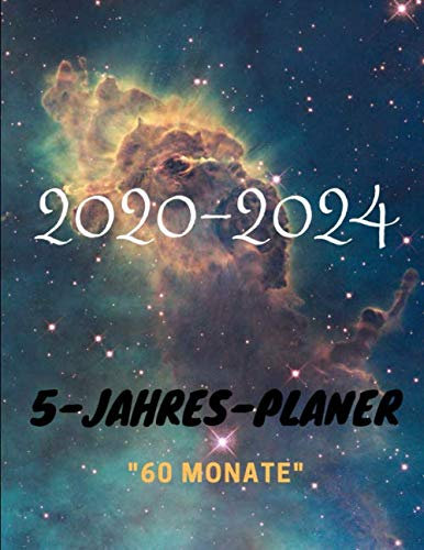 5-Jahres-Planer 2020-2024 60 Monate: Jahresplaner Monatskalender