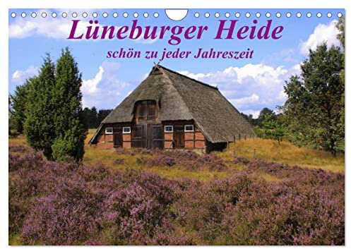 Lüneburger Heide - schön zu jeder Jahreszeit (Wandkalender 2026 DIN A4 quer), CALVENDO Monatskalender: Landschaften und Sehenswürdigkeiten dieser Region (CALVENDO Natur)