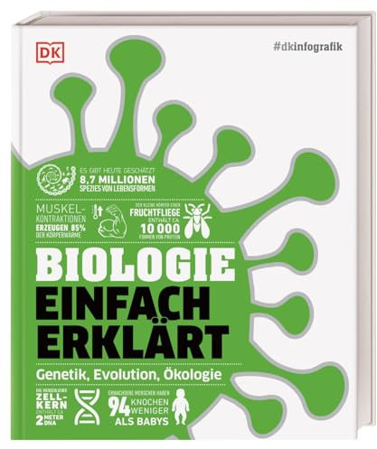 #dkinfografik. Biologie einfach erklärt: Genetik, Evolution, Ökologie. Leicht verständliche und visuell aufbereitete Einführung in die Biologie
