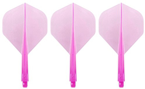 Condor Zero Stress Flight System - Standard Clear Pink - Dart Flights Short