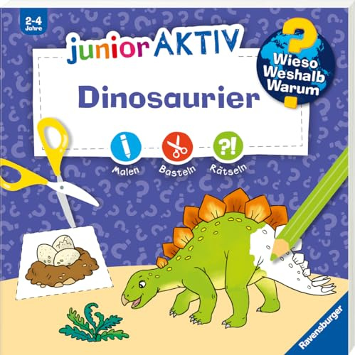 Wieso? Weshalb? Warum? junior AKTIV - Dinosaurier (Malen, basteln, rätseln ab 2 Jahre)
