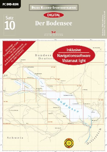 Satz 10: Bodensee (DVD-ROM, Ausgabe 2012): Digital. Inklusive Navigationssoftware Vistanaut light. Digital. Inklusive Navigationssoftware Vistanaut light