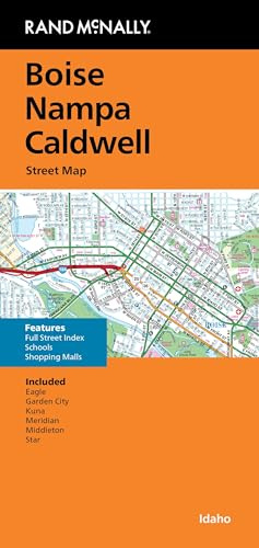 Rand McNally Folded Map: Boise, Nampa and Caldwell Street Map
