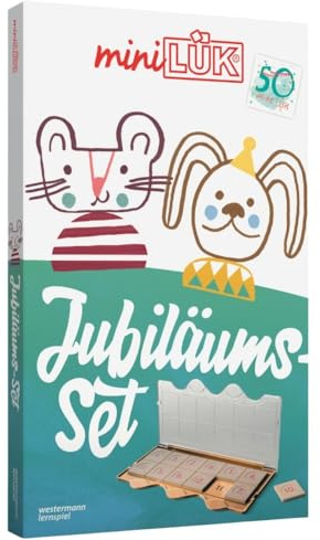 miniLÜK-Set: Kindergarten/Vorschule Jubiläums-Set (goldenes Kontrollgerät + 3 Übungshefte) (miniLÜK-Sets: Kasten + Übungsheft/e)