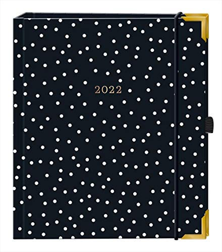 Premium-Terminplaner Black and white 2022: Premium-Terminplaner