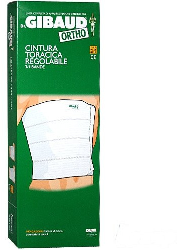 Dr. Gibaud Ortho cintura toracica regolabile 4 bande tg.02