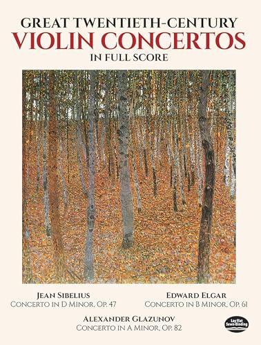 Great Twentieth-Century Violin Concertos in Full Score