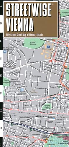Streetwise Vienna Map - Laminated City Center Street Map of Vienna, Austria (Michelin Streetwise Maps)