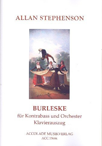 Burleske für Kontrabass und Orchester : für Kontrabass und Klavier