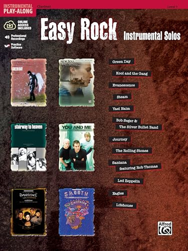 Easy Rock Instrumental Solos, Level 1: Clarinet (incl. CD)
