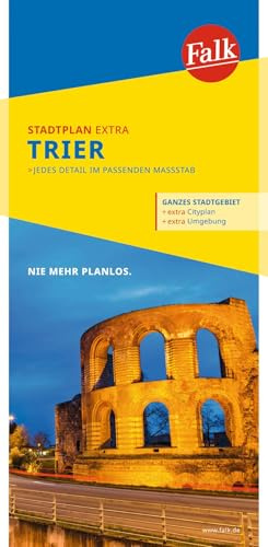 Falk Stadtplan Extra Trier 1:20.000: mit Ortsteilen von Aach, Gusterath, Kenn, Konz, Schweich, Trierweiler