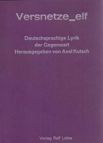 Versnetze_elf: Deutschsprachige Lyrik der Gegenwart
