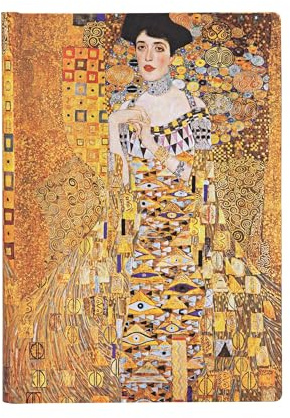 Paperblanks Faszinierende Handschriften Gustav Klimt - Klimts 100. Todestag Porträt von Adele, Notizbuch, Midi Liniert, Sonderausgabe, Midi (180 x 130): Lined Midi