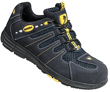 BAAK Sicherheitshalbschuhe S1P Rick2 Go and Relax, 1 Stück, 43, blau/gelb, 71462