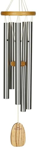 Woodstock Chimes BWS Windspiel Chimes of Bali, Silber, 63,5 cm