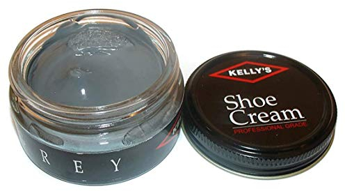Kellys Schuhcreme - Professionelle Schuhcreme - 1,5 Unzen - Grau