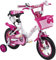 Actionbikes Kinderfahrrad Daisy 12 Zoll | Kinder Fahrrad für Mädchen - Ab 2-5 Jahren - V-Brake Bremse - Kettenschutz - Luftbereifung - Fahrräder - Laufrad - Kinderrad (12 Zoll)