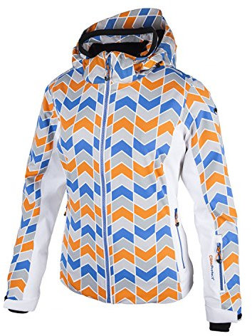 CMP Snowboardjacke Skijacke weiß Wassersäule 20.000mm Stretch Gr. 38 3W00266 (38)
