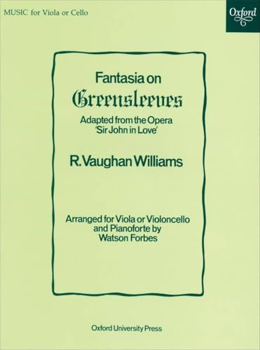 Fantasia on Greensleeves: Viola or cello solo and piano